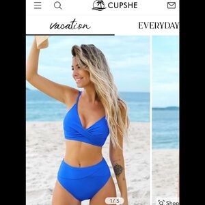 Cupshe High Waisted Bikini